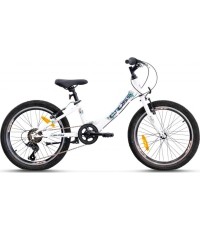 CROSS Alissa 20" // 6 biegów, rozmiar 10" (25 cm) (biały)