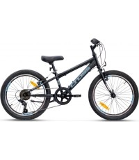 Rower CROSS Speedster 20", 6 biegów, rozmiar 10" (25 cm), czarny