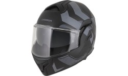 Kask motocyklowy z podnoszoną szybką Cassida MultiFlip Korp P/J - černá matná/tmavě šedá/šedá