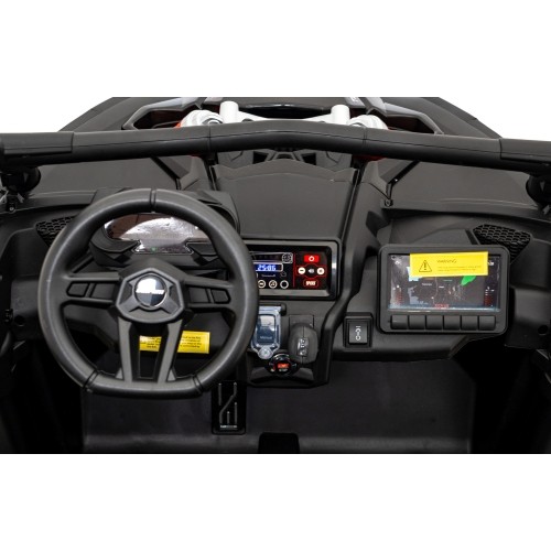 Pojazd elektryczny Buggy Maverick Turbo RR, czarny