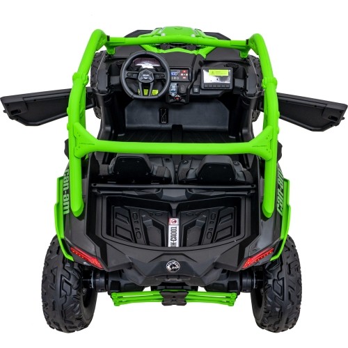 Pojazd elektryczny dla dzieci Maverick Turbo RR Buggy, zielony