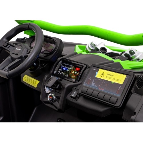 Pojazd elektryczny dla dzieci Maverick Turbo RR Buggy, zielony