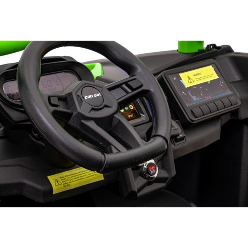 Pojazd elektryczny dla dzieci Maverick Turbo RR Buggy, zielony