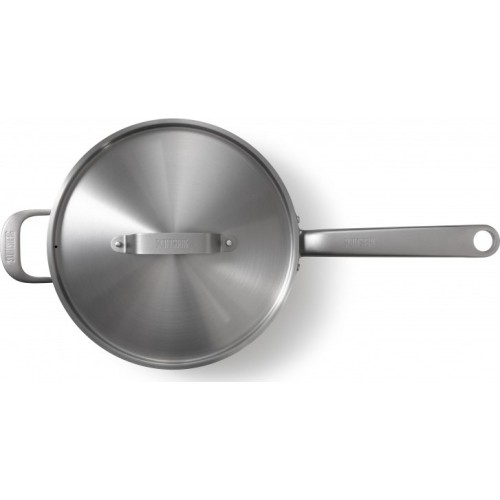 Patelnia ze stali nierdzewnej Skottsberg z pokrywką 28 cm