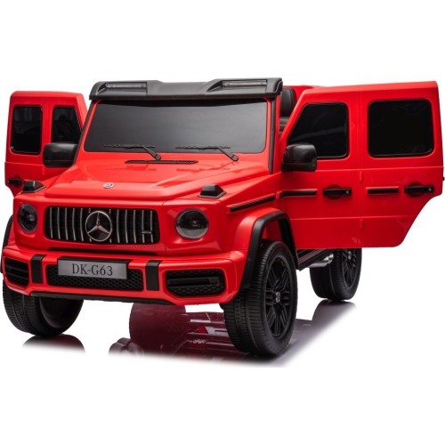 Mercedes Benz G63 AMG XXL pojazd czerwony