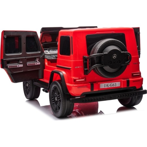 Mercedes Benz G63 AMG XXL pojazd czerwony