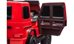 Mercedes Benz G63 AMG XXL pojazd czerwony