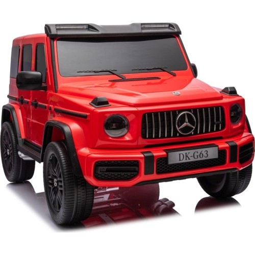 Mercedes Benz G63 AMG XXL pojazd czerwony