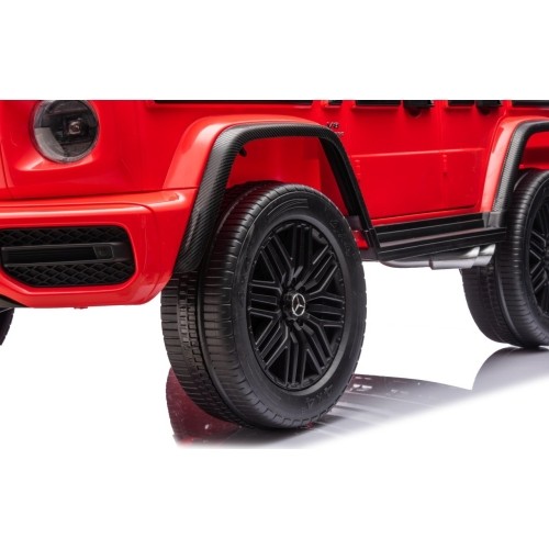 Mercedes Benz G63 AMG XXL pojazd czerwony