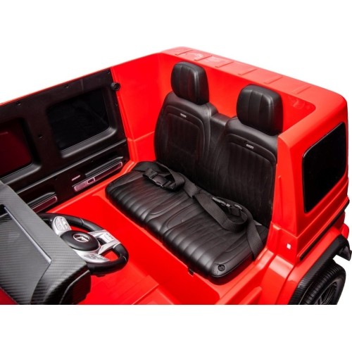 Mercedes Benz G63 AMG XXL pojazd czerwony