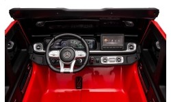 Mercedes Benz G63 AMG XXL pojazd czerwony