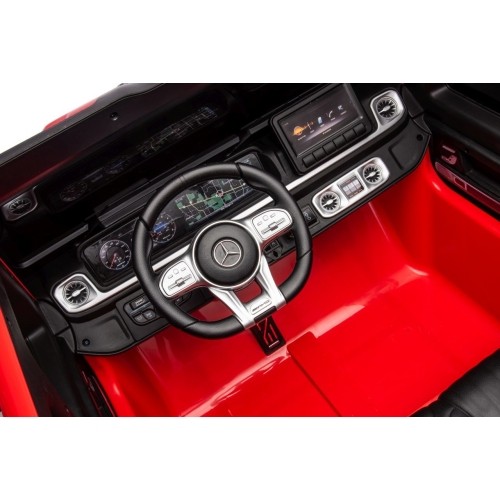 Mercedes Benz G63 AMG XXL pojazd czerwony