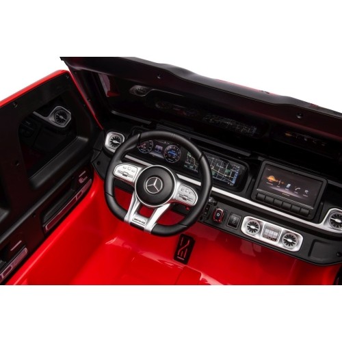 Mercedes Benz G63 AMG XXL pojazd czerwony