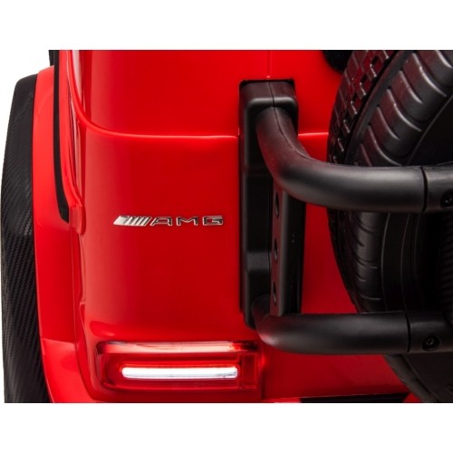 Mercedes Benz G63 AMG XXL pojazd czerwony