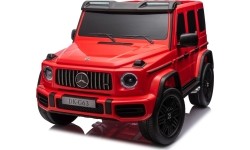 Mercedes Benz G63 AMG XXL pojazd czerwony