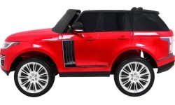 Auto na akumulator Range Rover HSE, czerwony lakier, dwuosobowy