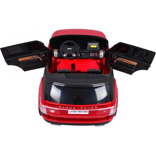 Auto na akumulator Range Rover HSE, czerwony lakier, dwuosobowy