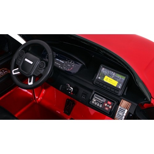 Auto na akumulator Range Rover HSE, czerwony lakier, dwuosobowy