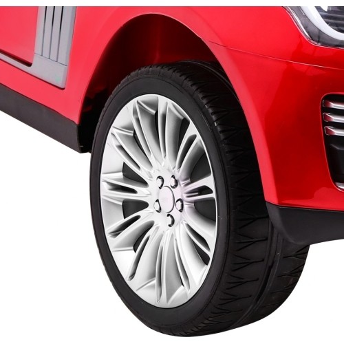 Auto na akumulator Range Rover HSE, czerwony lakier, dwuosobowy