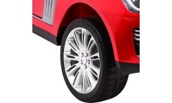 Auto na akumulator Range Rover HSE, czerwony lakier, dwuosobowy