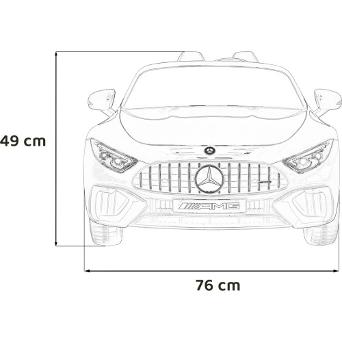 Pojazd Mercedes Benz AMG SL63 czerwony