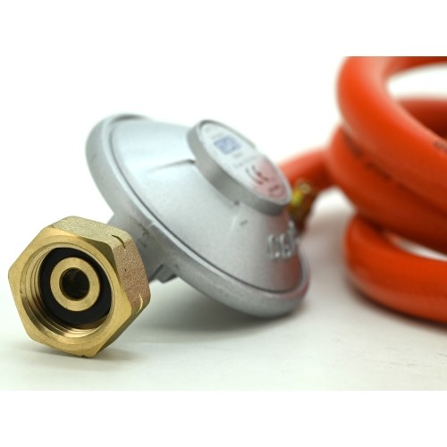 Reduktor ciśnienia gazu 30mbar EN16129 - Zestaw węży 0,9m