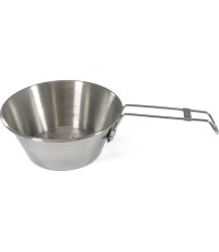BasicNature Stainless steel bowl 'Sierra Cup'