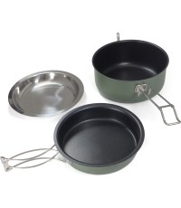 Origin Outdoors Aluminium Cooking Set 'Snap-Pack'