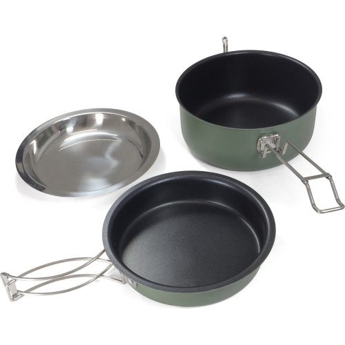 Origin Outdoors Aluminium Cooking Set 'Snap-Pack'