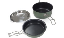 Origin Outdoors Aluminium Cooking Set 'Snap-Pack'