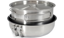 Origin Outdoors Stainless Steel Cooking Set 'Non-Stick'