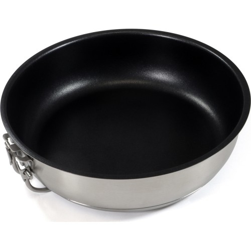 Origin Outdoors Stainless steel frying pan 'Non-Stick'