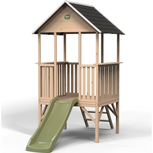 EXIT Panorama 300 wooden playhouse with slide
