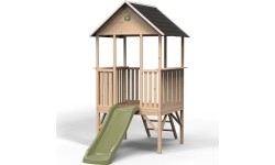 EXIT Panorama 300 wooden playhouse with slide