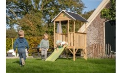 EXIT Panorama 300 wooden playhouse with slide