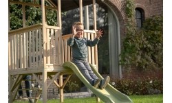 EXIT Panorama 300 wooden playhouse with slide