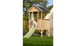 EXIT Panorama 300 wooden playhouse with slide