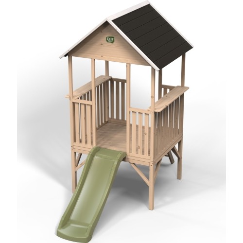 EXIT Panorama 300 wooden playhouse with slide