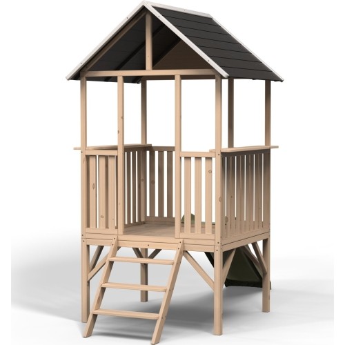 EXIT Panorama 300 wooden playhouse with slide