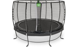 Trampolina EXIT Lotus Premium ø366 cm, czarna