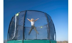 Trampolina EXIT Lotus Premium ø366 cm, zielona