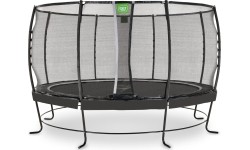 Trampolina EXIT Lotus Premium ø427 cm, czarna