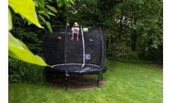 Trampolina EXIT Lotus Premium ø427 cm, czarna