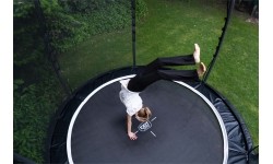 Trampolina EXIT Lotus Premium ø427 cm - zielona