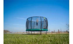 Trampolina EXIT Lotus Premium ø427 cm - zielona