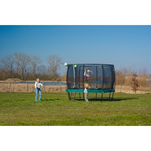 Trampolina EXIT Lotus Premium ø427 cm - zielona