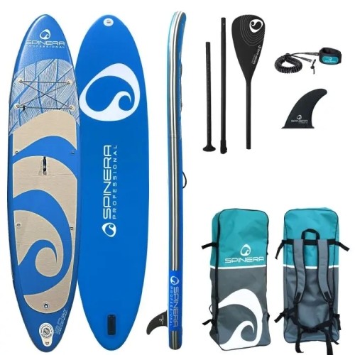 Deska SUP Spinera Professional Rental 120 - 366x84x15 cm B-G (z drobnymi zagnieceniami na EVA)