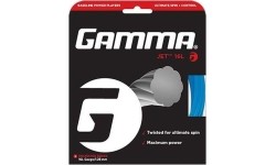 Tennis Racket Strings Gamma Moto Set 17, 1,24mm, Black