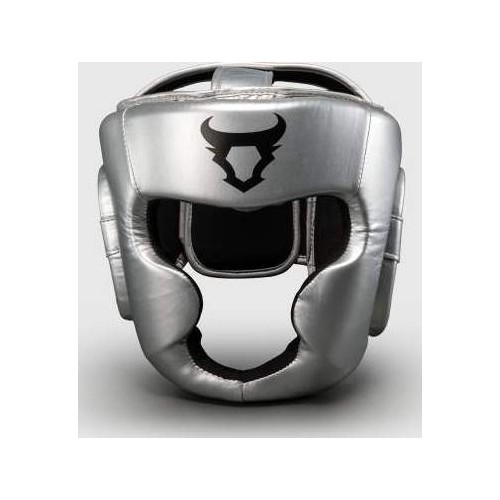 Ringhorns Charger by Venum Headgear- Silver/Black