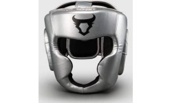 Ringhorns Charger by Venum Headgear- Silver/Black
